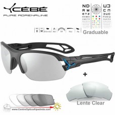 S PRING 2.0 CBS040 Matte Black Blue / Vario Grey Light Silver AF